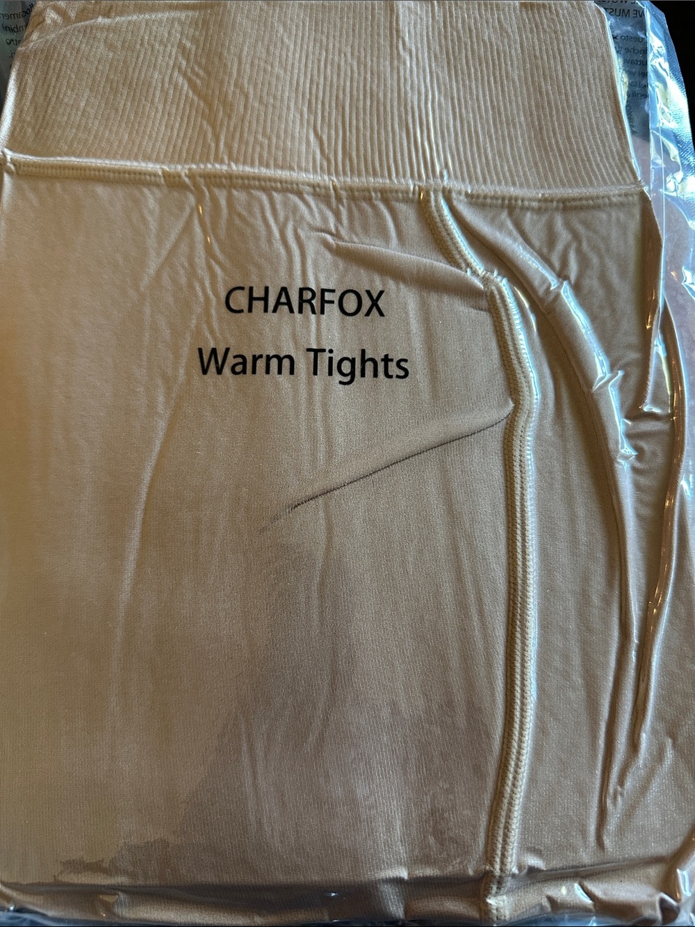 NEW Warm Tights in Beige - A7004